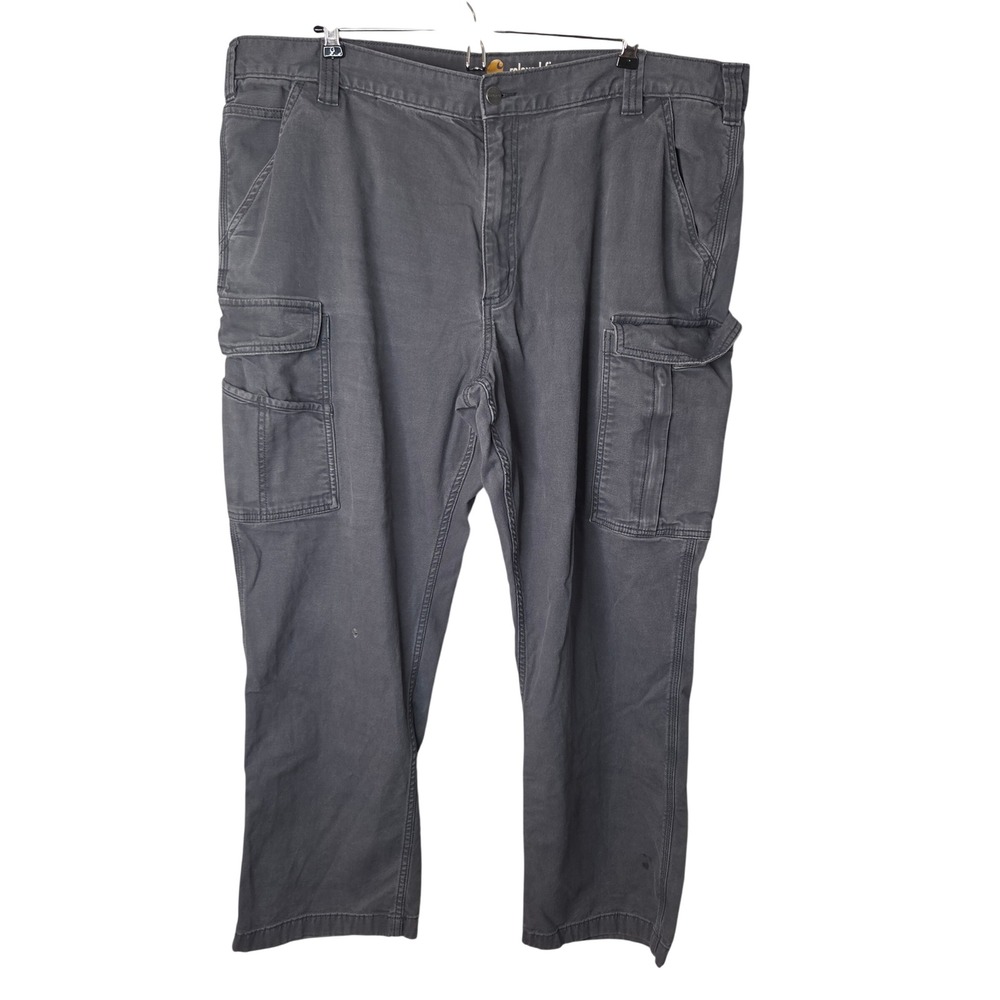 Carhartt Mens 42x30 Shadow Gray Relaxed Fit Rugged Flex Cargo Pants 103574 029